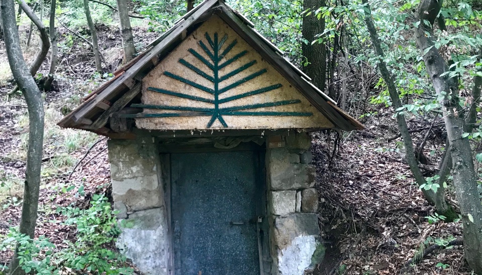 Pôvodný vstup do pivnice v oblasti vinohradov