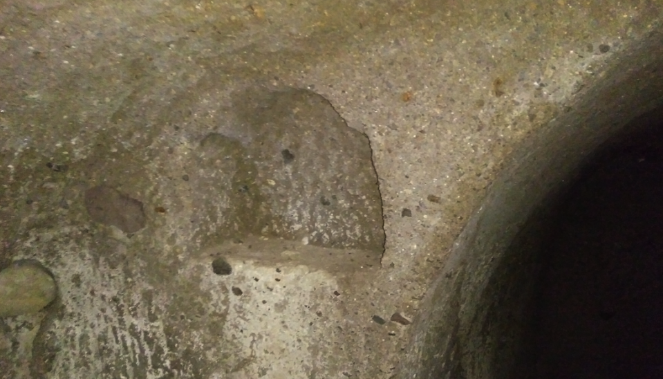  Detail vytesanej niky v pôvodnej starej pivnici foto: Peter Daniel