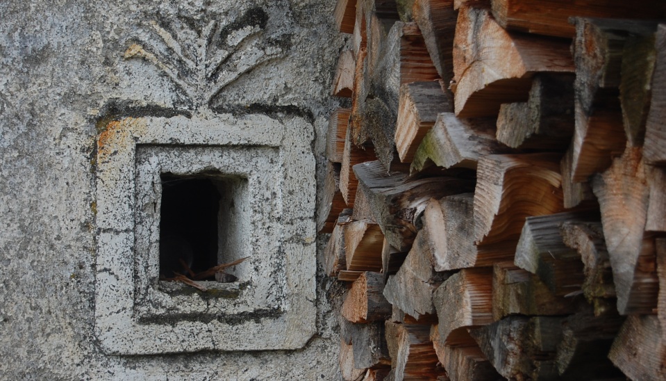 Ľudový motív na vetracom okienku, Važec, foto: A. Nemcová